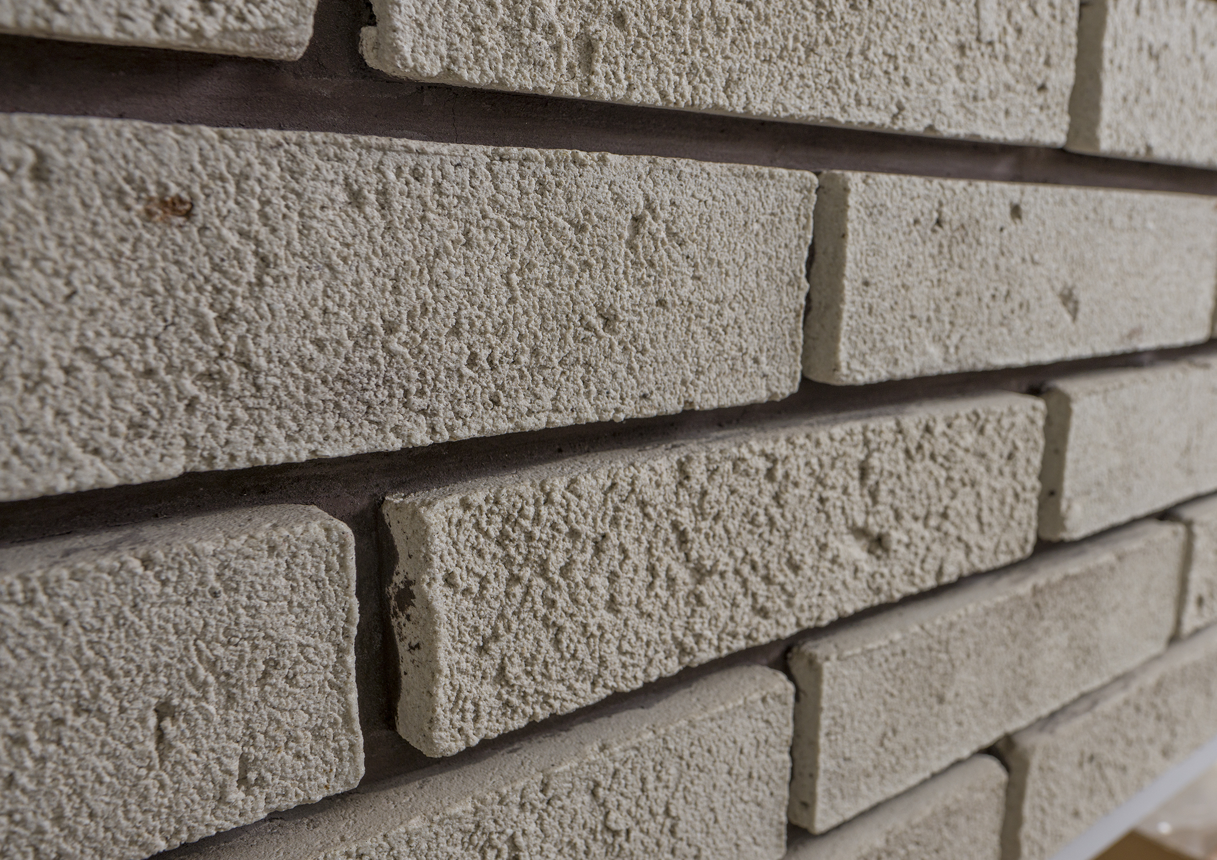 آجر هندمید رستیک سفید نماچین