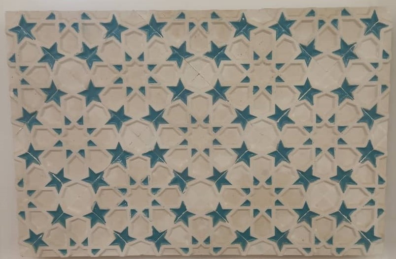 آجر اسلیمی لعابی نماچین